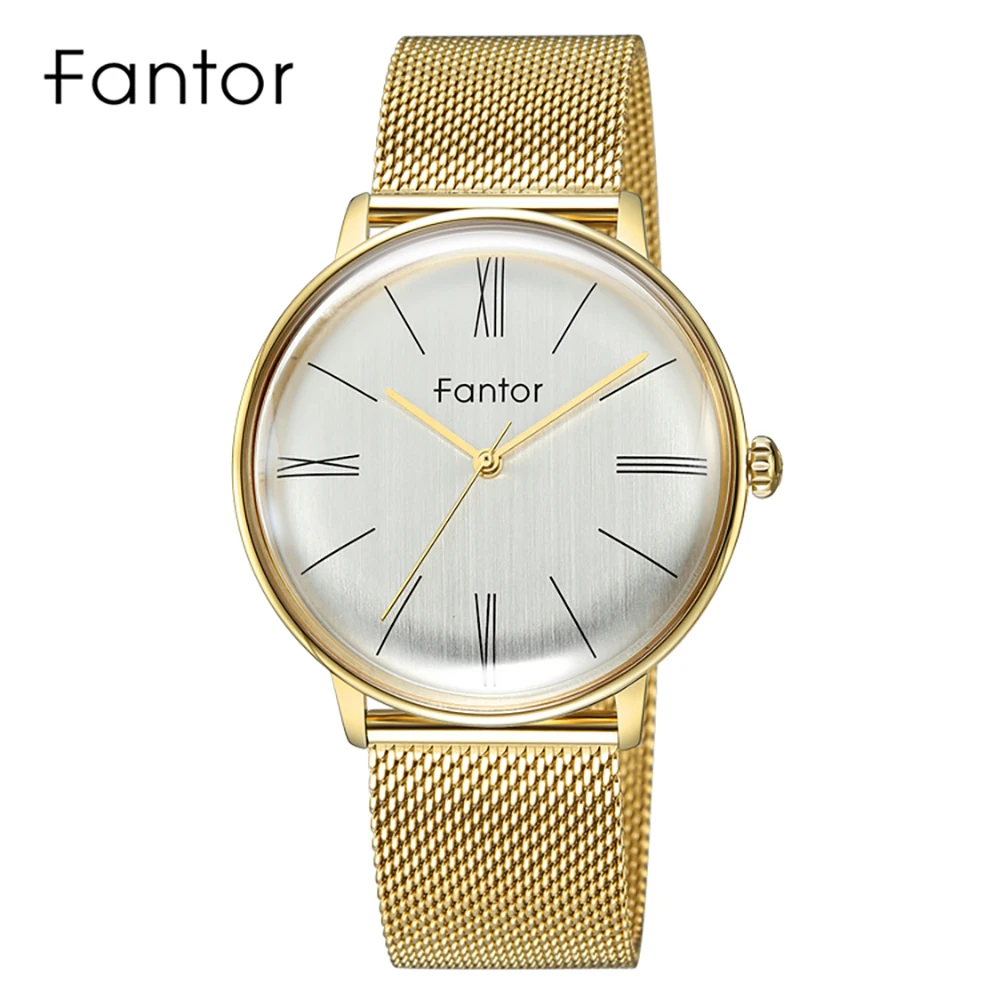 FANTOR 1002G fashion gold male quartz watch creative Mesh band Waterproof analog display Simple casual reloj watch
FANTOR 1002G fashion gold male quartz watch creative Mesh band Waterproof analog display Simple casual reloj watch