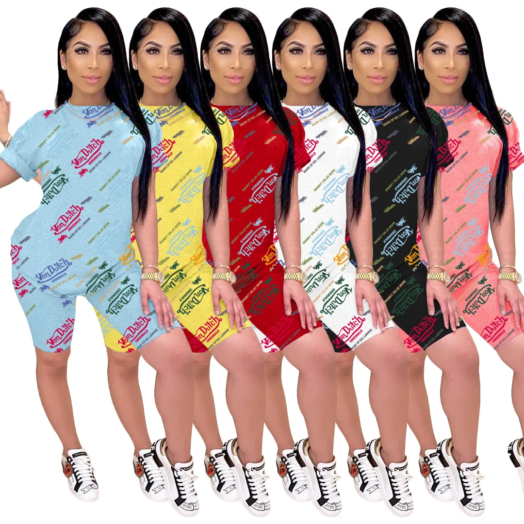 Casual Von Dutch Outfits Two Piece Women Fashion 2021 Summer Two Piece Biker Short Set Cotton
Casual Von Dutch Outfits Two Piece Women Fashion 2021 Summer Two Piece Biker Short Set Cotton