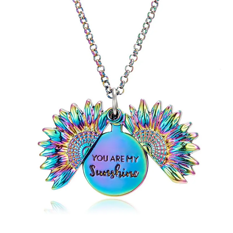 Fashion Simple Sublimation Necklaces You Are My Sunshine Open Necklace Women Sublimation Sunflower Necklace
Fashion Simple Sublimation Necklaces You Are My Sunshine Open Necklace Women Sublimation Sunflower Necklace