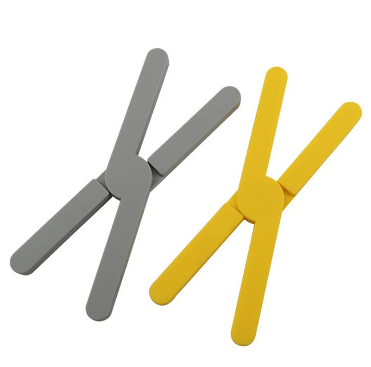 Kitchen silicone folding pad thermal insulation multifunctional household dish pad creative kitchen tableware cross pad, Gray/yellow
Kitchen silicone folding pad thermal insulation multifunctional household dish pad creative kitchen tableware cross pad, Gray/yellow