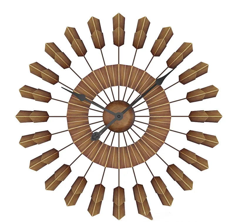 Creative iron wall clock Simple living room entrance study room clock home wall decoration wall clock
Creative iron wall clock Simple living room entrance study room clock home wall decoration wall clock