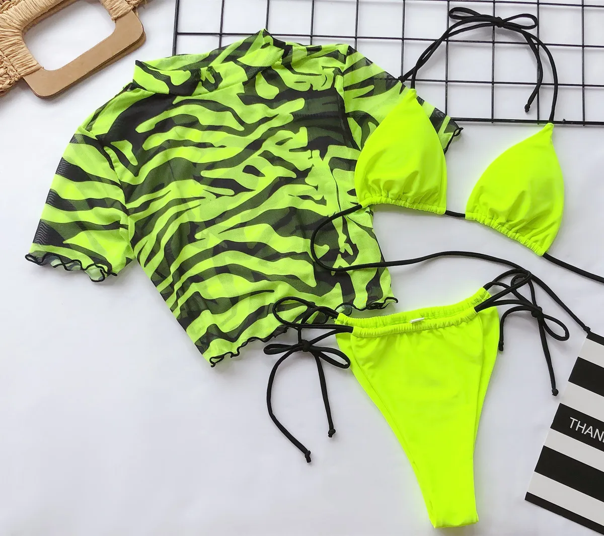 3 colors tank top+ bra+ thong swimwear women sexy bikini swimsuit cover up striped 2021 swimsuits, Leopard, green, rose red
3 colors tank top+ bra+ thong swimwear women sexy bikini swimsuit cover up striped 2021 swimsuits, Leopard, green, rose red