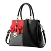 Ladies Luxury Casual Floral Handbags, Top Handle PU Leather Elegent Shoulder Bags