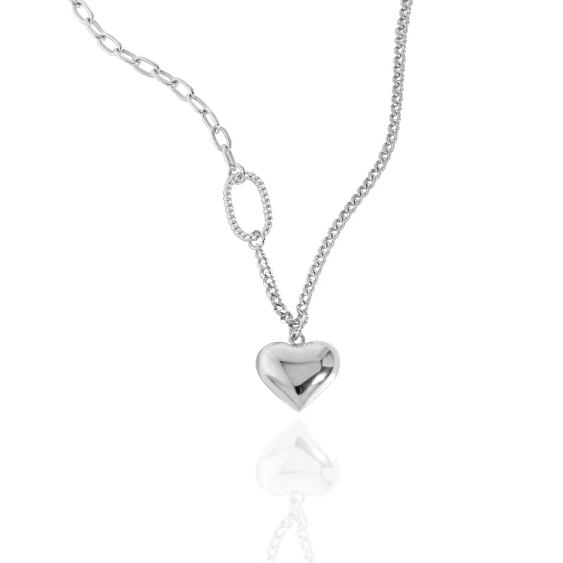 20" Love Heart Pendant Oval Link Chain Charm Necklace Real 925 Sterling Silver Necklace Long Necklaces
20" Love Heart Pendant Oval Link Chain Charm Necklace Real 925 Sterling Silver Necklace Long Necklaces