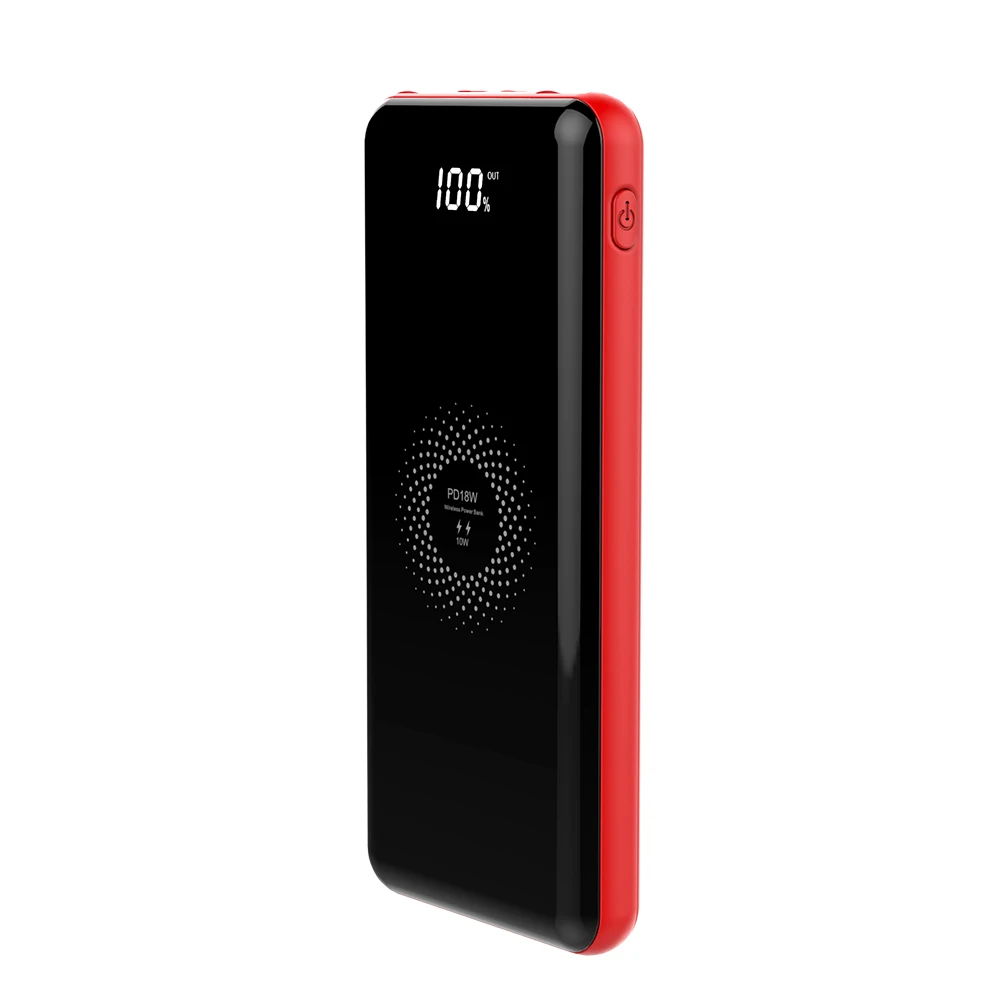 Outdoor portable dual USB port wireless mobile power supply large capacity 18W fast charging PD mobile power customized logo
Outdoor portable dual USB port wireless mobile power supply large capacity 18W fast charging PD mobile power customized logo