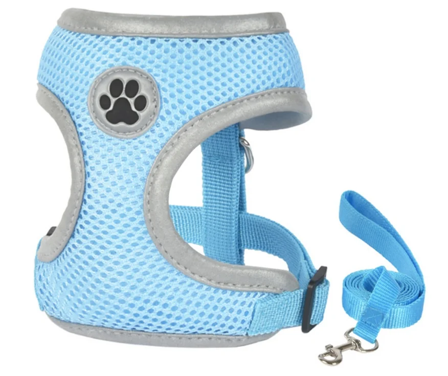 Ex-Factory Price Pet Breathable Mesh Reflective Thickened Safety Buckle Vest Style Cat Puppy Chest Strap Leash
Ex-Factory Price Pet Breathable Mesh Reflective Thickened Safety Buckle Vest Style Cat Puppy Chest Strap Leash