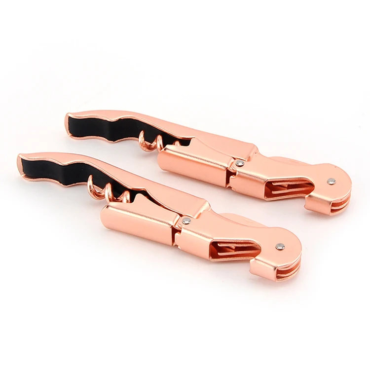 Wedding gift Low price rose gold wine corkscrew and beer wine bottle opener metal as bottle opener part
Wedding gift Low price rose gold wine corkscrew and beer wine bottle opener metal as bottle opener part