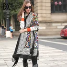 Scarf Luxury Winter Women Pure Pashmina Wool Scarf Cashmere Poncho