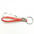 Custom Logo Key Holder Wristbands Silicone Key Chain Silicon Keychain Bracelet Rubber Wrist Band