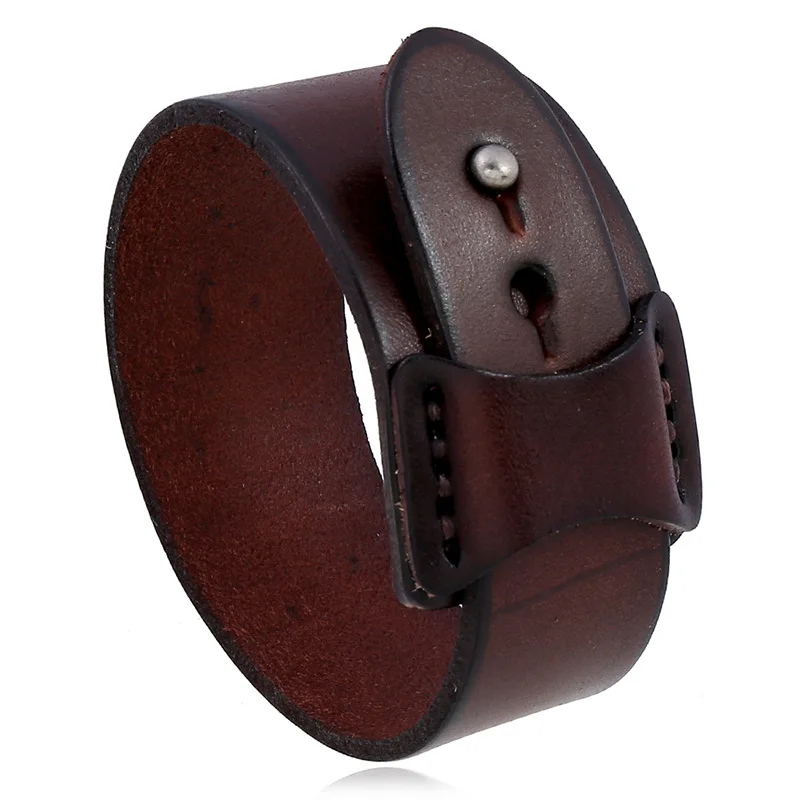 Dropshipping 2021 Newest Fashion Jewelry Handmade Genuine Leather Quality Retro Men's Wristband Bangle & Bracelets
Dropshipping 2021 Newest Fashion Jewelry Handmade Genuine Leather Quality Retro Men's Wristband Bangle & Bracelets