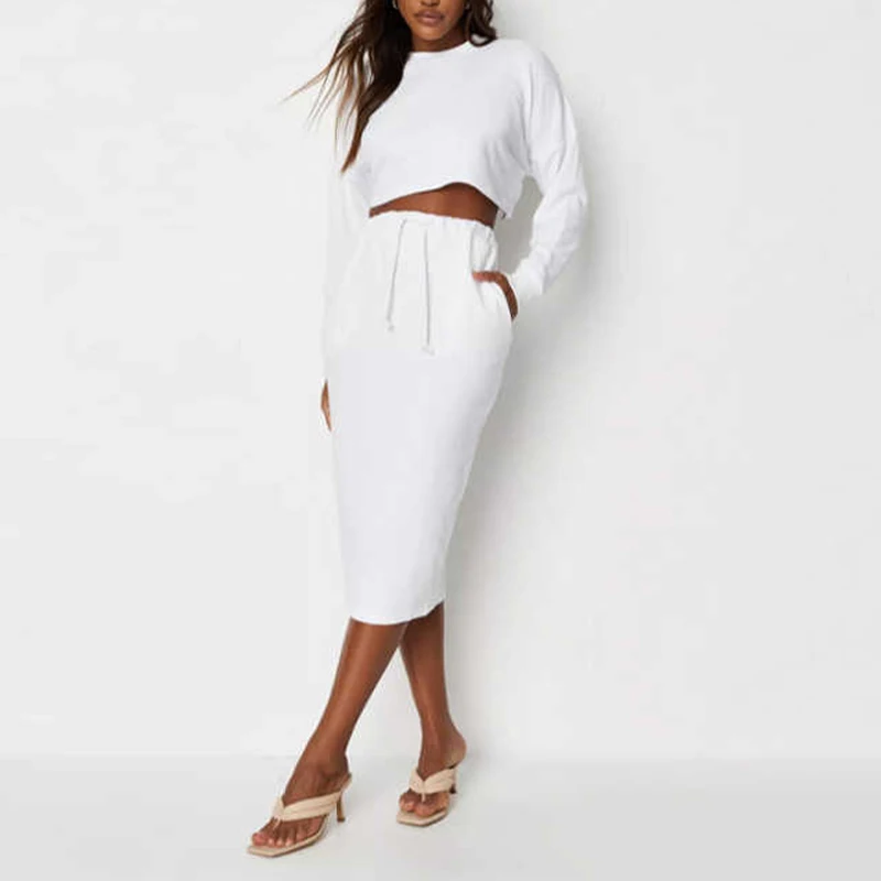2024 new designer women long skirt set causal 2 piece sweatshirt and dress sets custom women clothing
2024 new designer women long skirt set causal 2 piece sweatshirt and dress sets custom women clothing