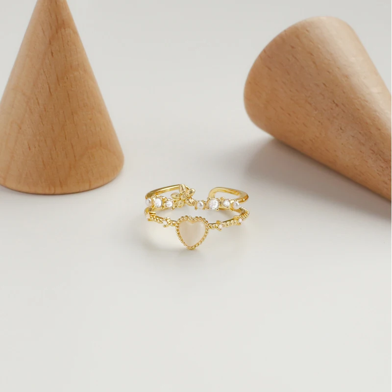 Vershal E-15 Hot Sale 18k Gold Plated Luxury Cat's Eye Heart Diamond Open Ring For Women
Vershal E-15 Hot Sale 18k Gold Plated Luxury Cat's Eye Heart Diamond Open Ring For Women