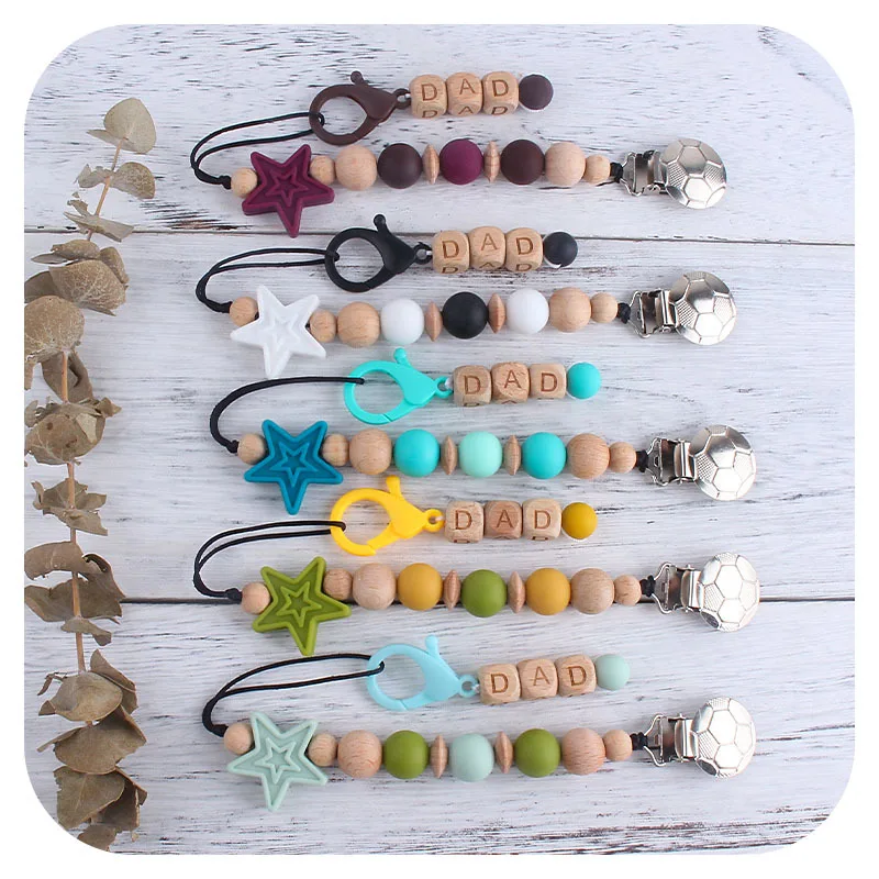 Baby Wooden Pacifier Holder Clip Silicone Pacifier Chain Lobster Clip Pacifier Clip Soother
Baby Wooden Pacifier Holder Clip Silicone Pacifier Chain Lobster Clip Pacifier Clip Soother