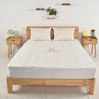 High Quality Copper fiber Anti bedbug function waterproof TPU breathable fitted mattress protector