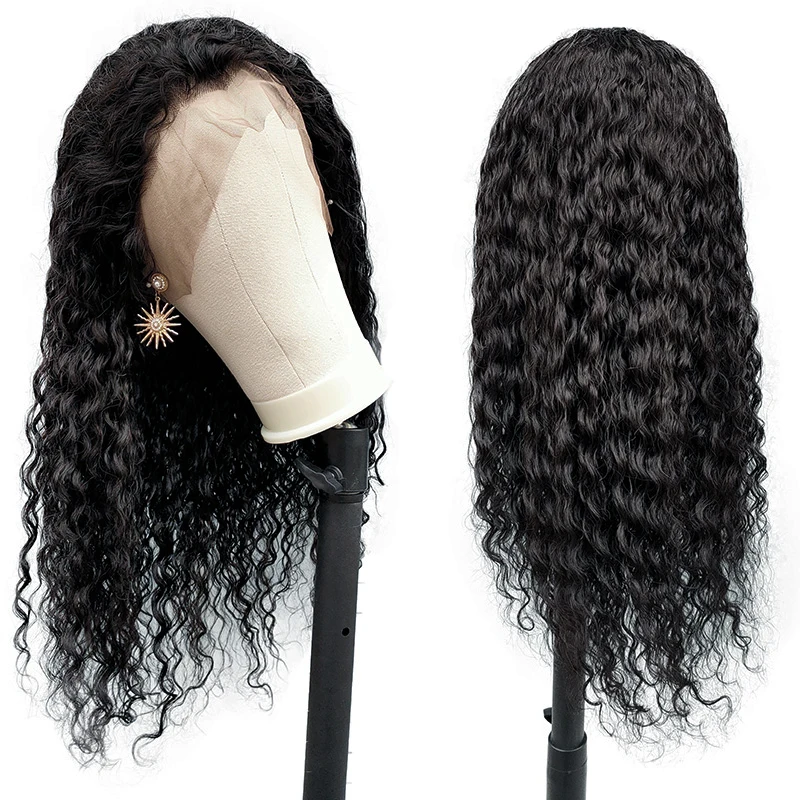 100% Virgin Remy Human Hair Transparent HD Swiss Lace Front Wig with Baby Hair Water Wave 13x4 Human Hair Wigs
100% Virgin Remy Human Hair Transparent HD Swiss Lace Front Wig with Baby Hair Water Wave 13x4 Human Hair Wigs