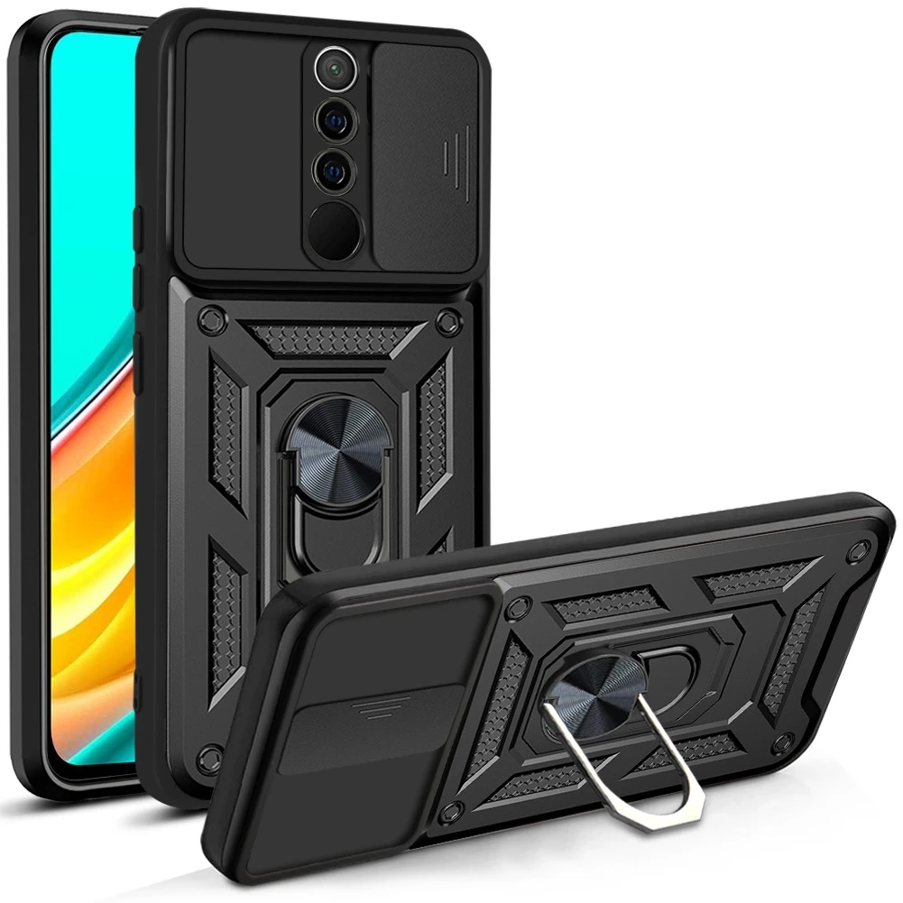 New Design Mobile Phone TPU+PC Protective Case Sliding Camera Cover Shockproof Cell Phone Cover For Xiaomi Redmi 9, Multi colors
New Design Mobile Phone TPU+PC Protective Case Sliding Camera Cover Shockproof Cell Phone Cover For Xiaomi Redmi 9, Multi colors
