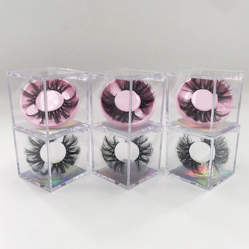 New Arrival Clear Cube Eyelashes Box Candy Packaging Box for 25mm 27mm Mink Lashes, Natural black
New Arrival Clear Cube Eyelashes Box Candy Packaging Box for 25mm 27mm Mink Lashes, Natural black