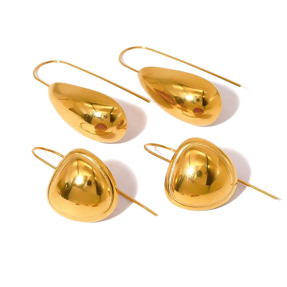 Stainless Steel Water Drop Hanging Earrings Charm Texture Smooth Fashion Clip On Earrings Jewelry Accessories
Stainless Steel Water Drop Hanging Earrings Charm Texture Smooth Fashion Clip On Earrings Jewelry Accessories