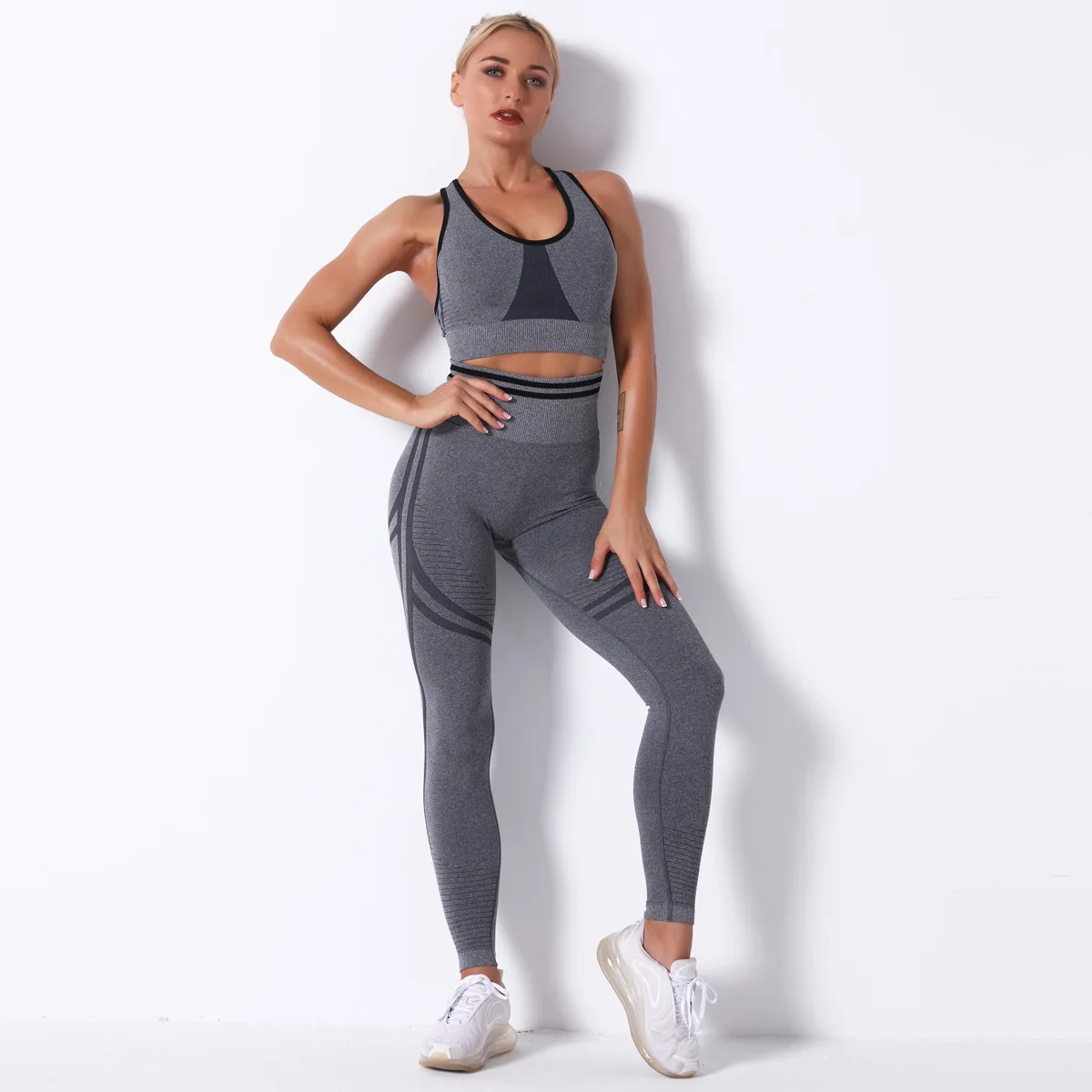 Women Seamless Yoga Set Sports Bra Crop Top High Waist Fitness Leggings Gym suit Running sportswear Workout Clothes Sports outfi
Women Seamless Yoga Set Sports Bra Crop Top High Waist Fitness Leggings Gym suit Running sportswear Workout Clothes Sports outfi