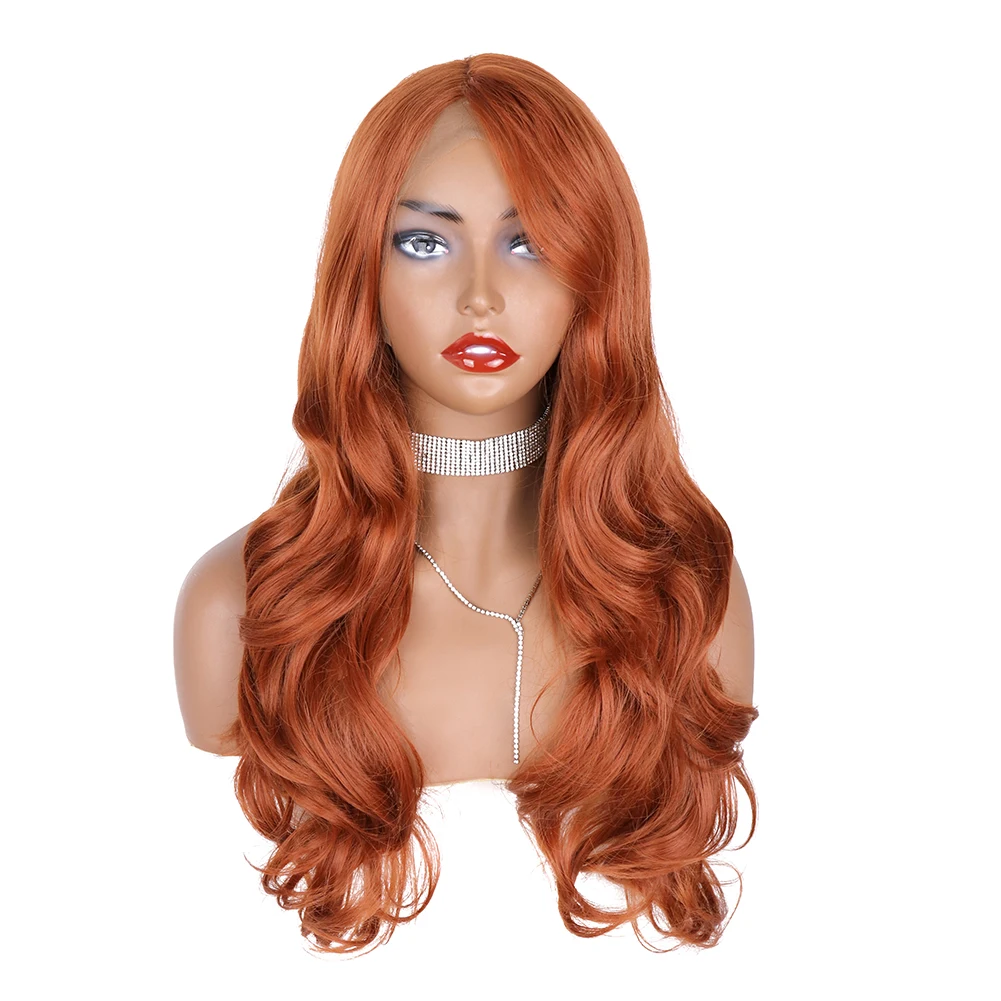 Wholesale Heat Resistant Synthetic Lace Front Wig Nature Wave Orange Lace Frontal Hair Wigs
Wholesale Heat Resistant Synthetic Lace Front Wig Nature Wave Orange Lace Frontal Hair Wigs