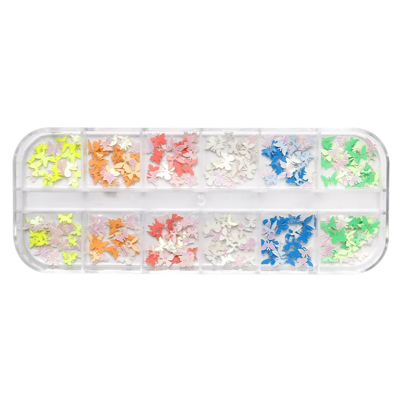 Nail Glitter Wood Pulp Luminous Butterfly Nail Glitter 240 Pieces Mix Nails Art Decorations, Colorful
Nail Glitter Wood Pulp Luminous Butterfly Nail Glitter 240 Pieces Mix Nails Art Decorations, Colorful