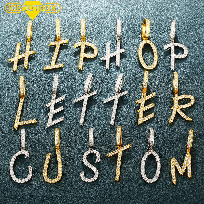 Custom A-Z Letters Necklaces & Pendant For Men Women Bling CZ Gold Pendant Necklace
Custom A-Z Letters Necklaces & Pendant For Men Women Bling CZ Gold Pendant Necklace