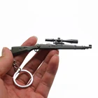 Promotional Gifts Custom Metal Revolver Sniper 3D Weapon Mini Gun Model Keychain