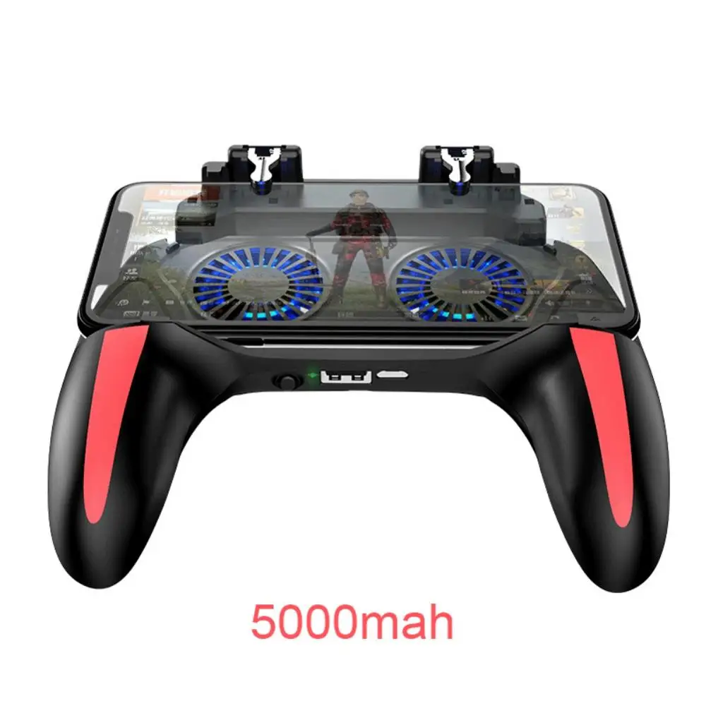 H10 Game Controller Double Cool Fan 5000 Mah Powerbank Game Controller for phone gamepad, Black
H10 Game Controller Double Cool Fan 5000 Mah Powerbank Game Controller for phone gamepad, Black
