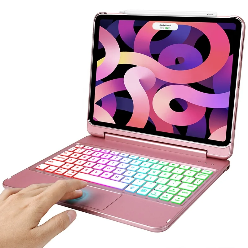 2020 Amazon Hot Selling Wireless BT Keyboard 180 Degree Rotating Folding Keyboard Tablet Cover for iPad 10.9, Customized color
2020 Amazon Hot Selling Wireless BT Keyboard 180 Degree Rotating Folding Keyboard Tablet Cover for iPad 10.9, Customized color
