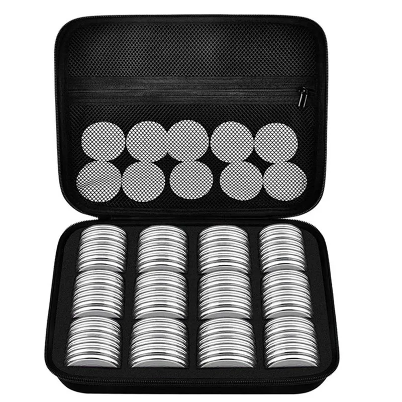 Storage Coin Organizer Box Coins Capsules Collector EVA Case Holder for 6 Sizes Coin, Black or customized as your request
Storage Coin Organizer Box Coins Capsules Collector EVA Case Holder for 6 Sizes Coin, Black or customized as your request