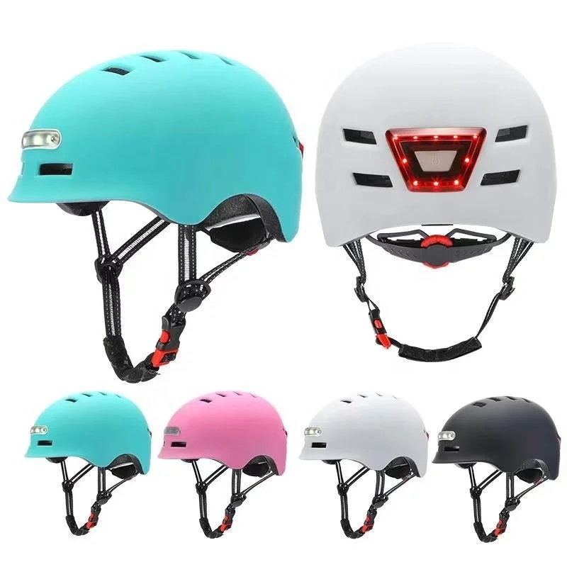 Source factory CE EN1078 CPSC sport Bike roller skate e scooter LED Helmet with Headlight and Taillight for Adult Men and Women, Blue ,white,black,pink
Source factory CE EN1078 CPSC sport Bike roller skate e scooter LED Helmet with Headlight and Taillight for Adult Men and Women, Blue ,white,black,pink