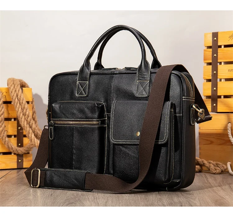 Drop Shipping 7212 Men's Genuine Leather Business Bag men leather Luxury Business Casual Computer 14 Inch Laptop bag Handbags, Oil coffee, oil red brown,black,brown
Drop Shipping 7212 Men's Genuine Leather Business Bag men leather Luxury Business Casual Computer 14 Inch Laptop bag Handbags, Oil coffee, oil red brown,black,brown