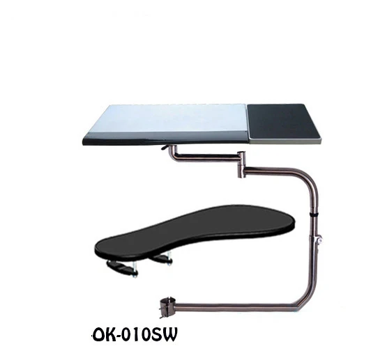 OK010S Multifunctional Full Motion Chair Clamping Keyboard/Laptop Desk Holder+ Square Mouse Pad +Chair Arm Clamping Mouse Pad
OK010S Multifunctional Full Motion Chair Clamping Keyboard/Laptop Desk Holder+ Square Mouse Pad +Chair Arm Clamping Mouse Pad
