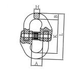Forged Hammer Connecting Link G80 Forged European Type Hammer Lock