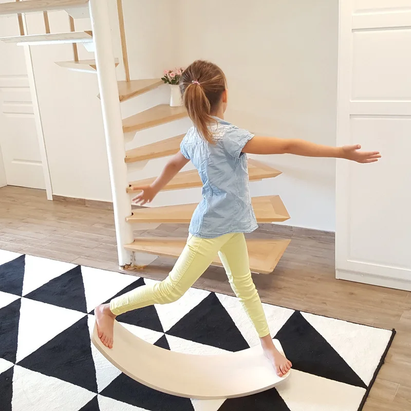 Children Board Toys Wooden Balance Board Environmental Protection Build Non-fading Pad, Colorful
Children Board Toys Wooden Balance Board Environmental Protection Build Non-fading Pad, Colorful