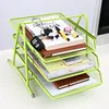 3 Trays File Holder File Tray Desk Organizer For Letter Paper Document Office