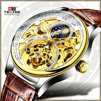 Fashion New Style Genuine Leather Band Gold Hollow Mechanical Watches Men Wrist Tourbillon
Fashion New Style Genuine Leather Band Gold Hollow Mechanical Watches Men Wrist Tourbillon
