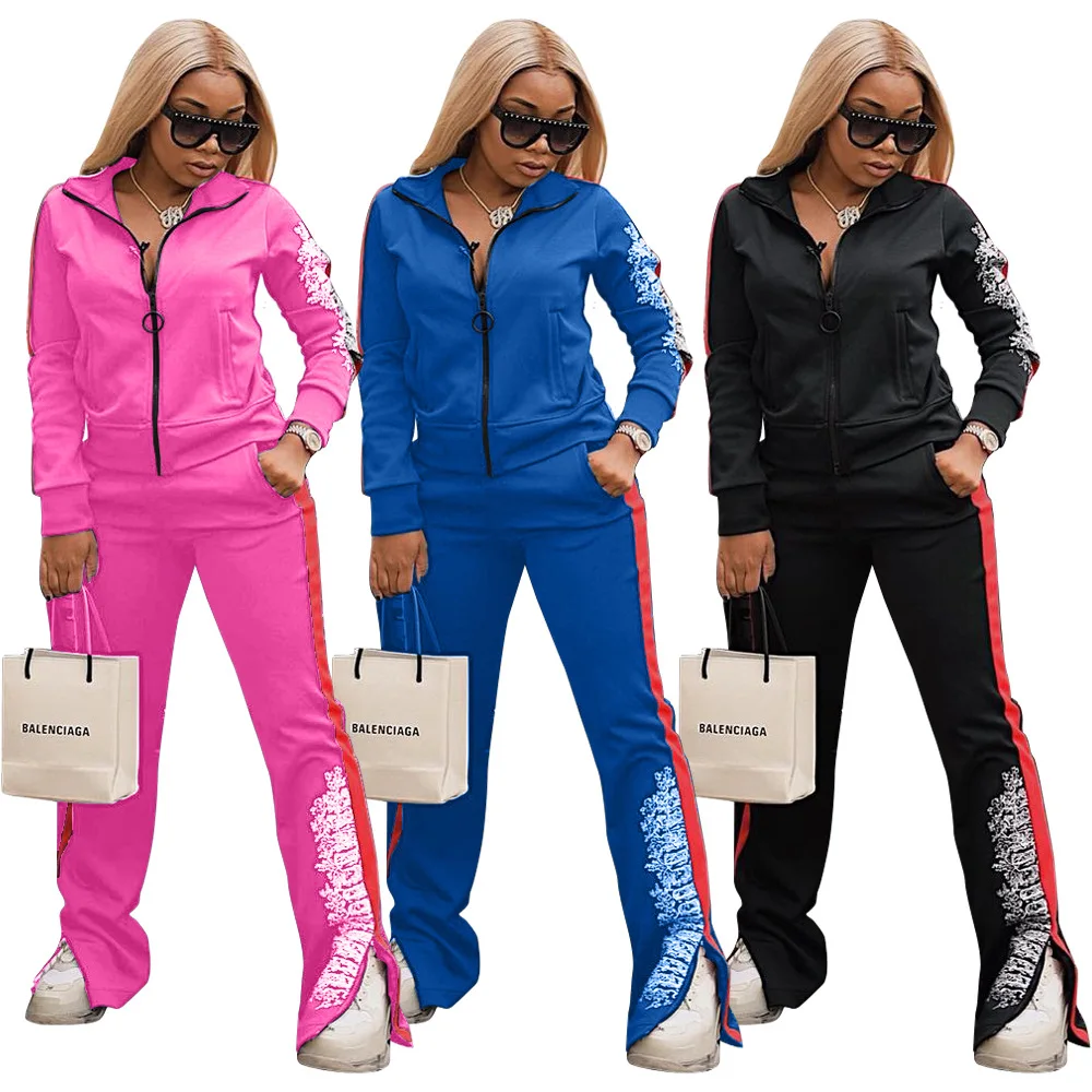 EB-20121061 2021 Winter Fashion Sweatsuits Women Sportswear Bottom Slit Two Piece Pants Set Womens Joggers
EB-20121061 2021 Winter Fashion Sweatsuits Women Sportswear Bottom Slit Two Piece Pants Set Womens Joggers