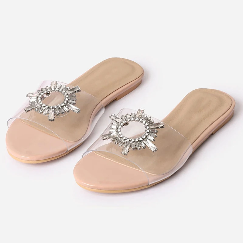 Women Open toe Transparent Clear PVC Casual Flats Slides Crystal Flat Sandals, Nude,black
Women Open toe Transparent Clear PVC Casual Flats Slides Crystal Flat Sandals, Nude,black
