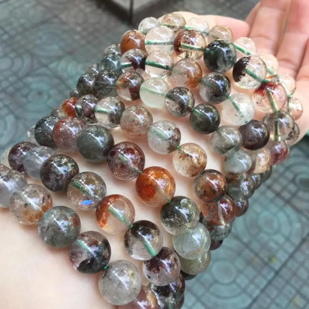 High quality Natural Green phantom quartz Phantom Crystal Beads For Jewelry Making Loose DIY Bracelets
High quality Natural Green phantom quartz Phantom Crystal Beads For Jewelry Making Loose DIY Bracelets