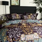 Cotton printing European style Arabian hot aristocrat exclusive court custom 4pcs bedding set