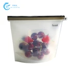 2019 Wholesale Bpa Free Silicone FDA Reusable Eco-Friendly Storage Bags