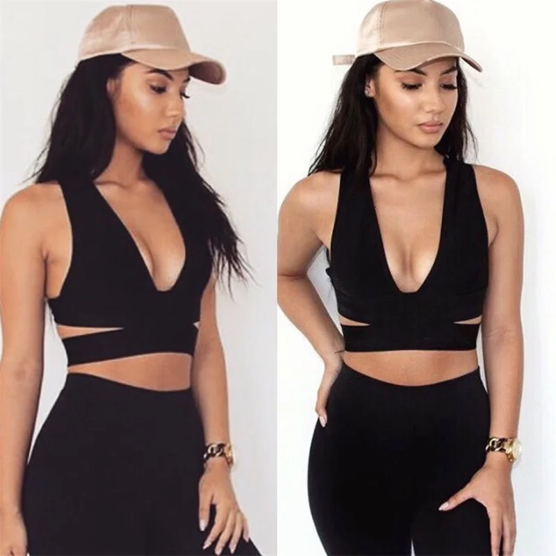 Sexy Deep V Neck Women Bandage Crop Tops Short Backless Bodycon Vestidos Celebrity Party Club Evening Sleeveless Tank Top
Sexy Deep V Neck Women Bandage Crop Tops Short Backless Bodycon Vestidos Celebrity Party Club Evening Sleeveless Tank Top
