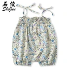 Shijun Cotton Newborn Baby Green Baby Clothes Romper Cute Bodysuits