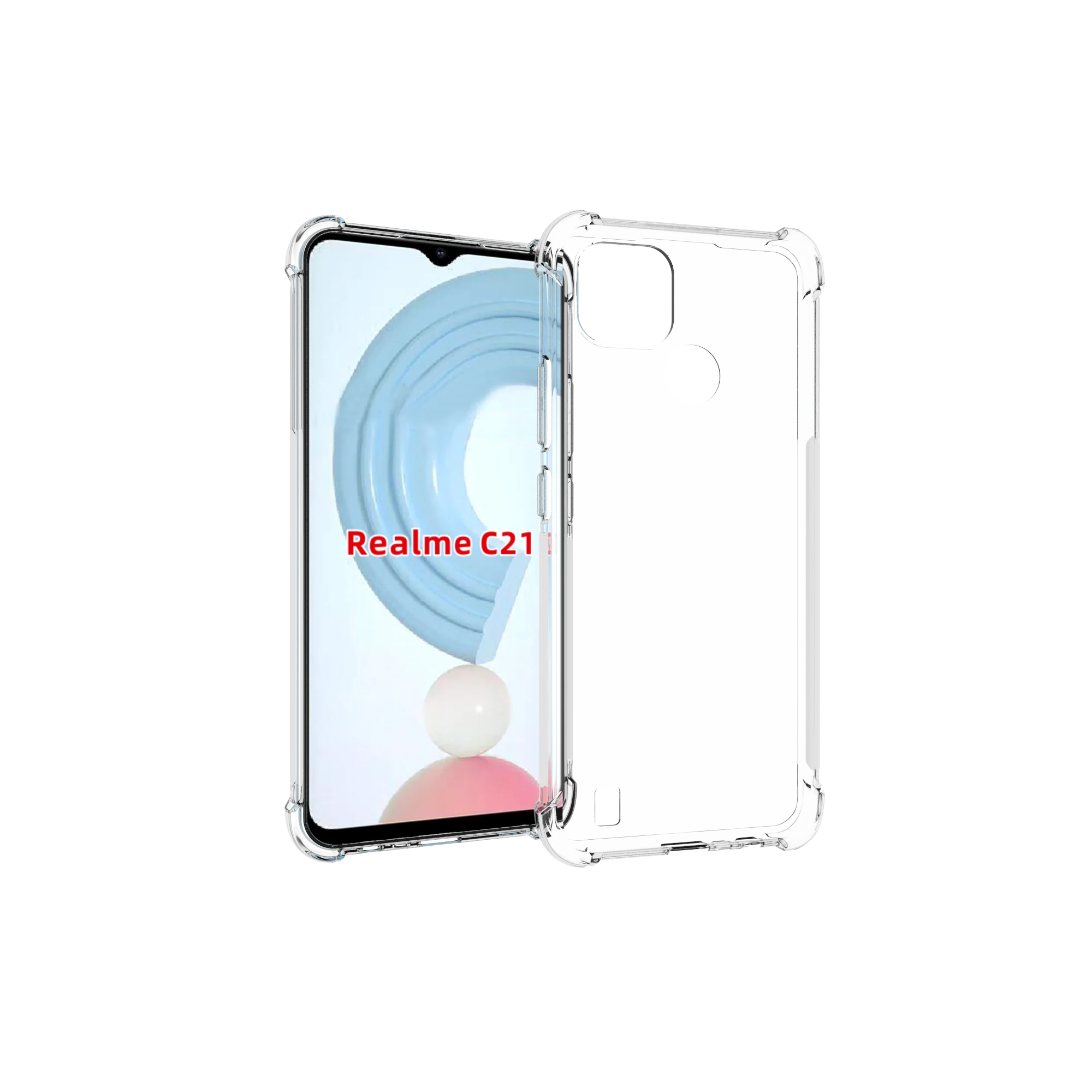 Clear Shockproof 360 Matte Bumper Slim TPU Cover Case For OPPO ReaLme C21, As pictures
Clear Shockproof 360 Matte Bumper Slim TPU Cover Case For OPPO ReaLme C21, As pictures