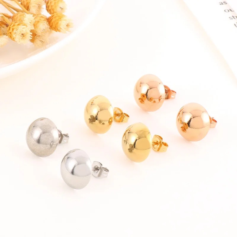 Kalen Minimalist 3 Colors Earrings Wholesale Set Stainless Steel Round Stud Earrings
Kalen Minimalist 3 Colors Earrings Wholesale Set Stainless Steel Round Stud Earrings
