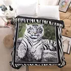 Custom Printing Travel and Beach Flannel Fleece Throw Moving Blanket for Winter