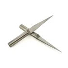 Solid Carbide V Shape Flat Bottom Engraving Milling Cutter CNC Router Bits for Wood/MDF/Plastic/Acrylic