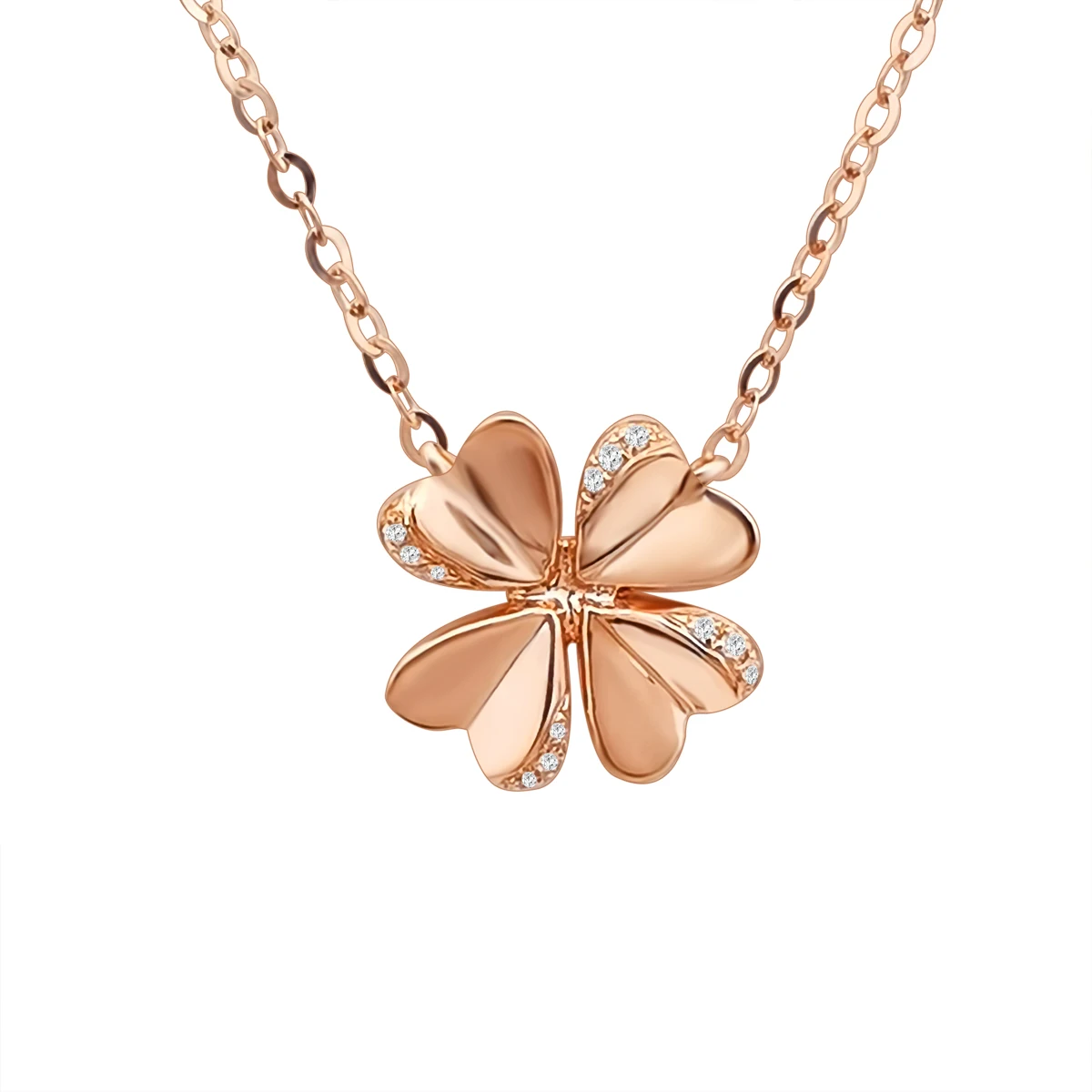 Personalized Luxury Necklace Women Jewelry Four Leaf 18K Real Gold Chains Solid Gold Jewelry 18 K Necklace
Personalized Luxury Necklace Women Jewelry Four Leaf 18K Real Gold Chains Solid Gold Jewelry 18 K Necklace