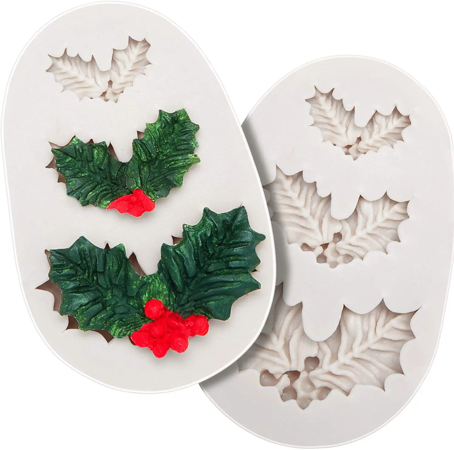 Christmas leaves Shaped silicone mold for confectionery chocolate fondant cake decoration tree leaf candy baking tools molds, White
Christmas leaves Shaped silicone mold for confectionery chocolate fondant cake decoration tree leaf candy baking tools molds, White